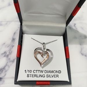 1/10 CTTW GENUINE DIAMOND NECKLACE
